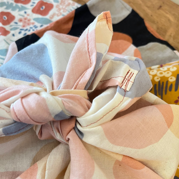 Origami Bento Bag | Pink & Blue Shades