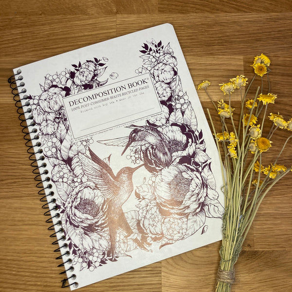Hummingbirds | Coilbound Decomposition Book