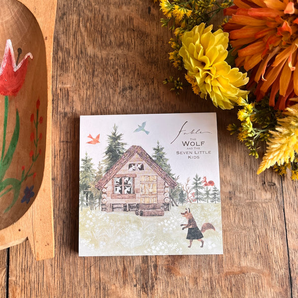 Fable | The Wolf and the Seven Little Kids Notepad