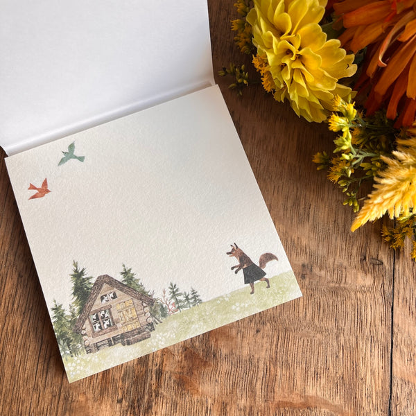 Fable | The Wolf and the Seven Little Kids Notepad