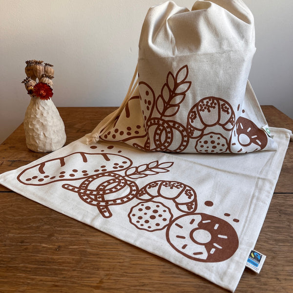 Cotton Bread Bag | Set of 2