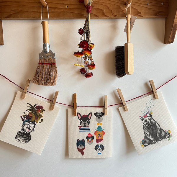 Crazy Critters Collection | Swedish Dishcloth