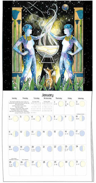 We'Moon on the Wall 2026 | Astrological Moon Phase Calendar
