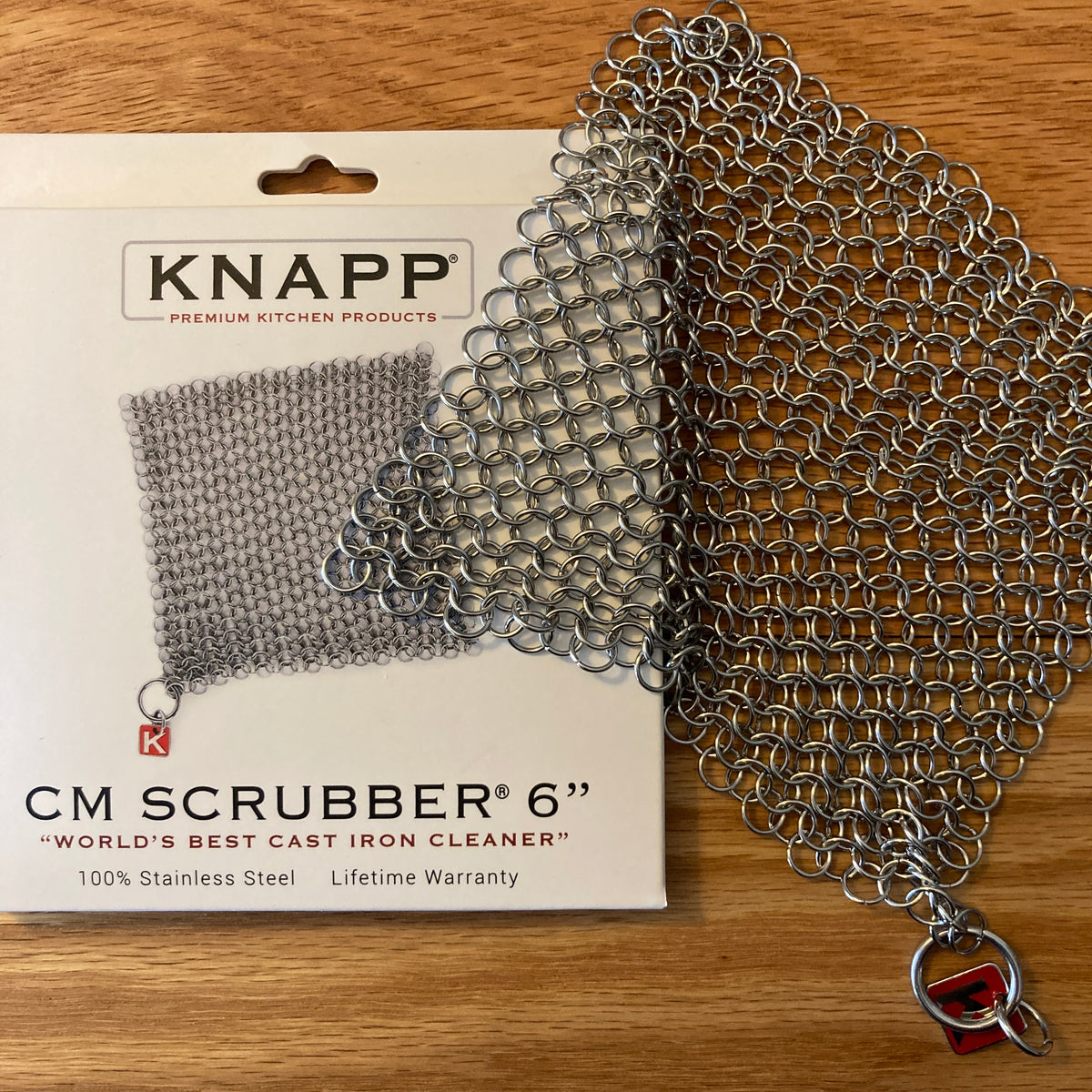 Knapp Made CM Scrubber 6 Small Ring Cast Iron Scrubber - Cast
