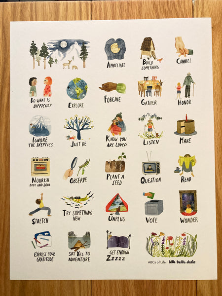 ABC's of Life | Archival Art Print