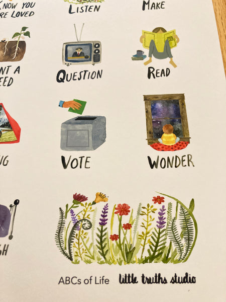 ABC's of Life | Archival Art Print