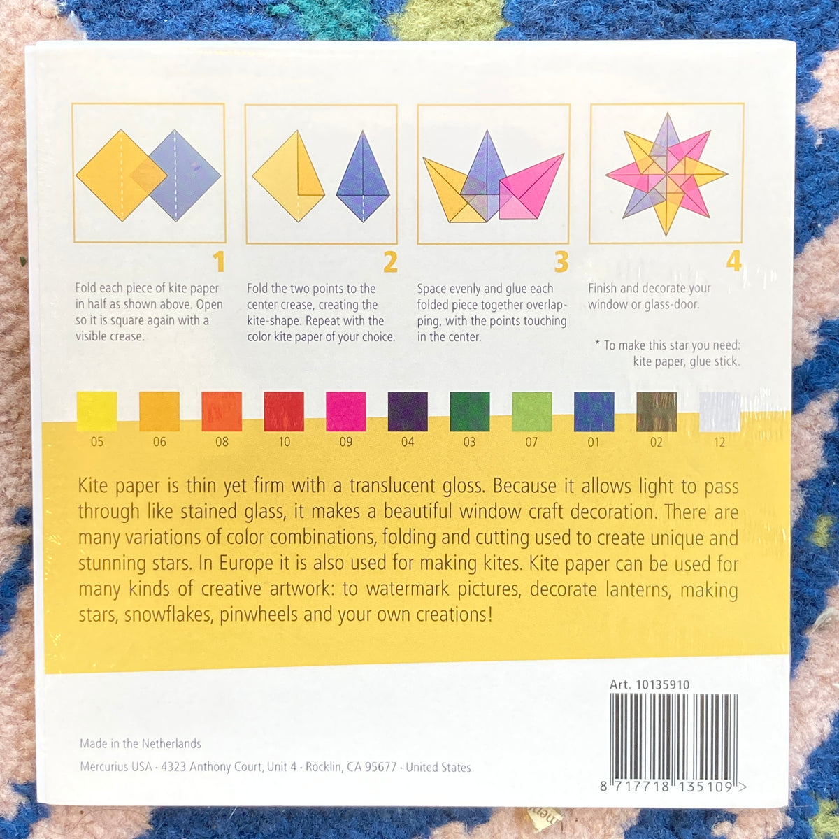 Glassine Paper - AKA Kite Paper - Yellow Color