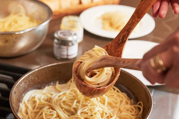 Italian Olivewood Serving Fork