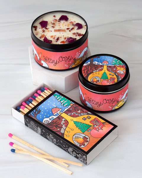 Stay Cozy Deluxe Art Matchbox