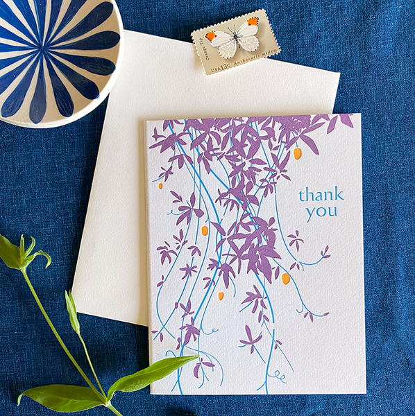 Vine Thank You Card