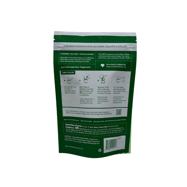 Peppermint Hot Chocolate Mix - Vegan Gluten Free