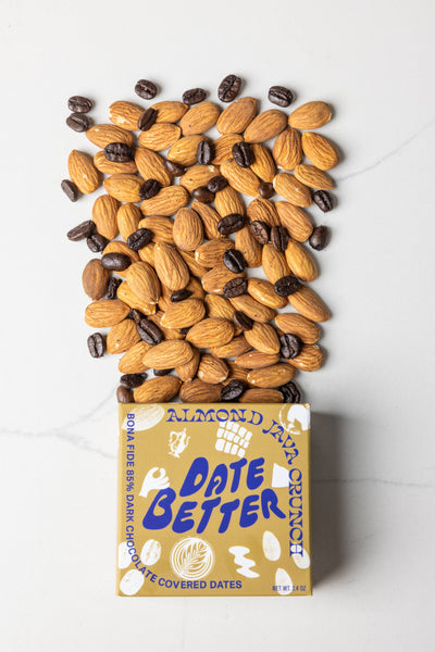 Almond Java Crunch | Chocolate Covered Dates