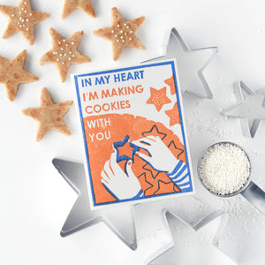 Making Christmas Cookies | Single Holiday Card