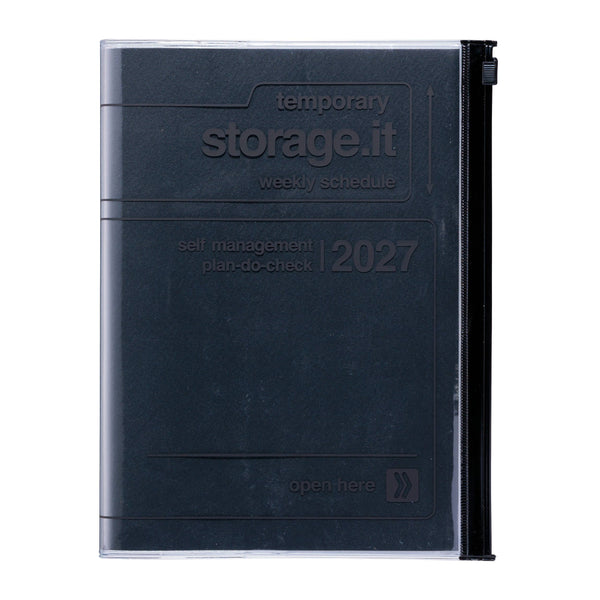 Tiger A5 Weekly Vertical Planner - Sep 2026–Dec 2027