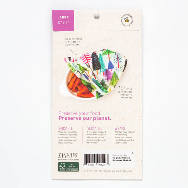 Large Reusable Beeswax Food Wrap