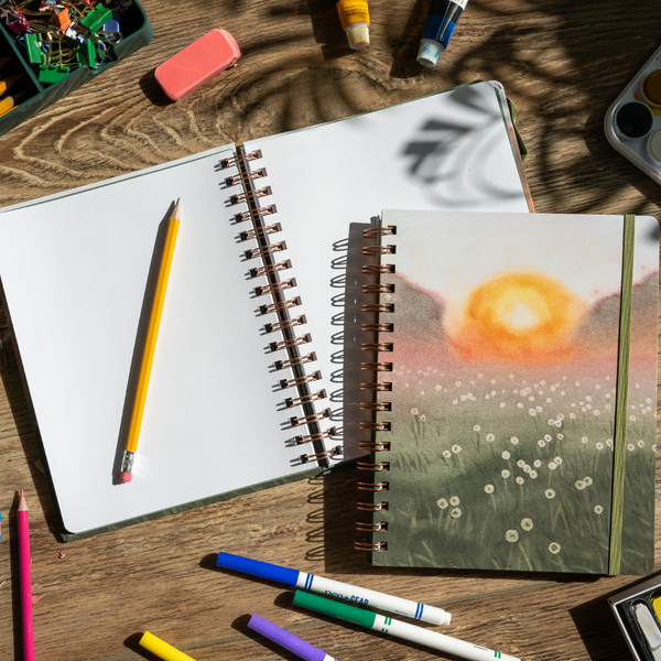 Dewy Morning Hardcover Spiral Sketchbooks