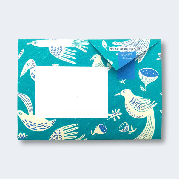 Fig & Feather Pigeons Folding Letter Pack