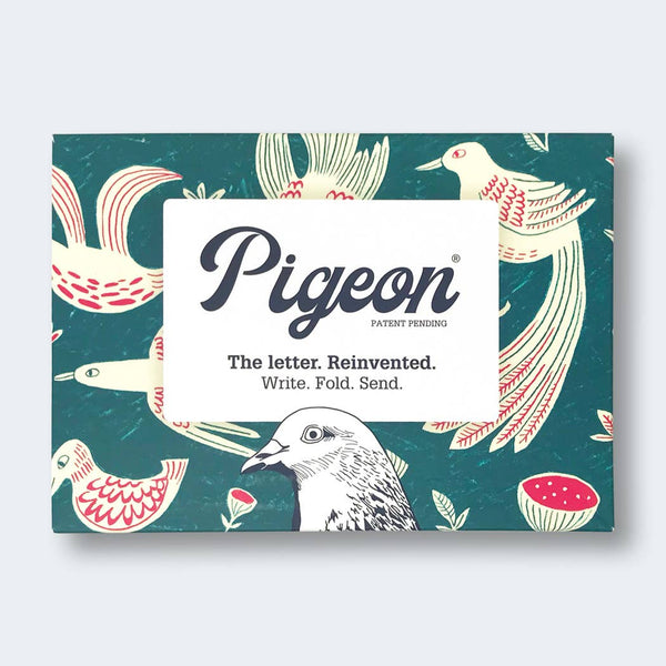 Fig & Feather Pigeons Folding Letter Pack