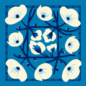Aziza Bandana in Blue