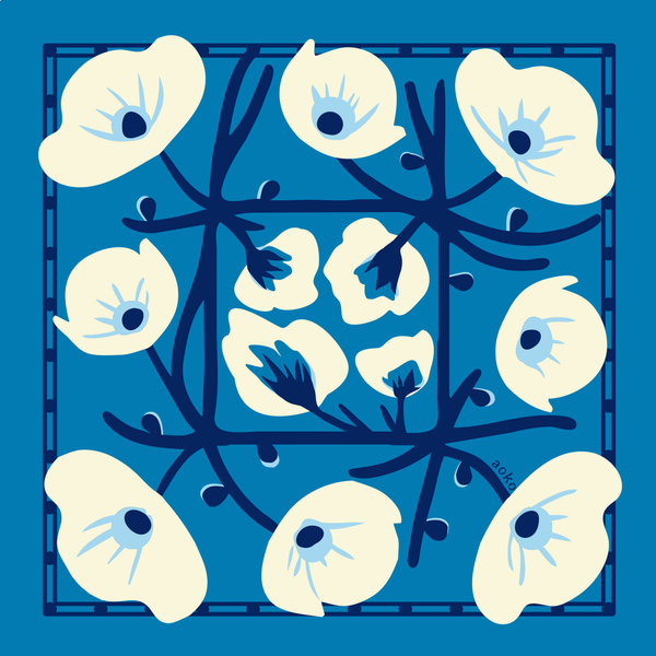 Aziza Bandana in Blue