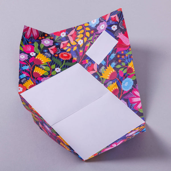 Floral Fantasia Pigeons Folding Letter Pack