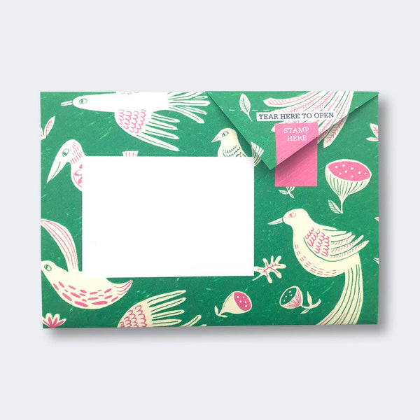 Fig & Feather Pigeons Folding Letter Pack