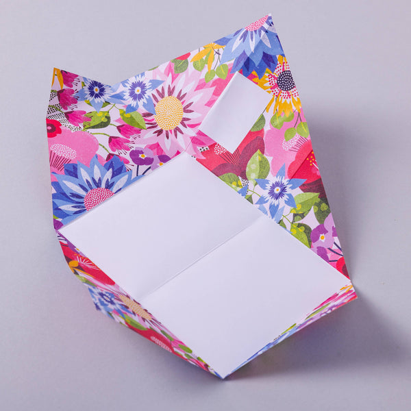 Floral Fantasia Pigeons Folding Letter Pack