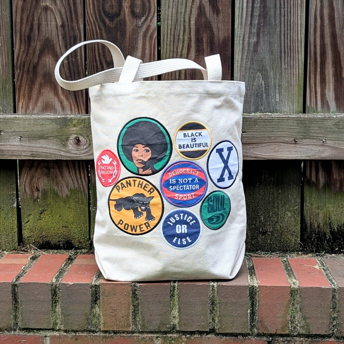 Power Button Tote Bag | 5th Anniversary Edition – Pink Moon Goods