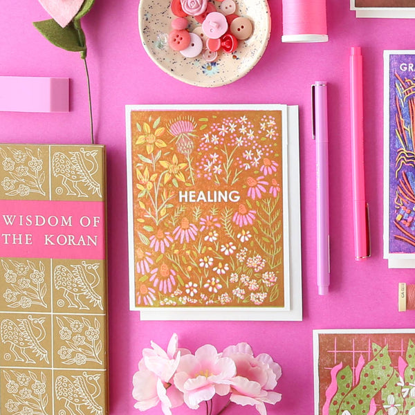 Healing Herb Garden | Single Letterpress Card