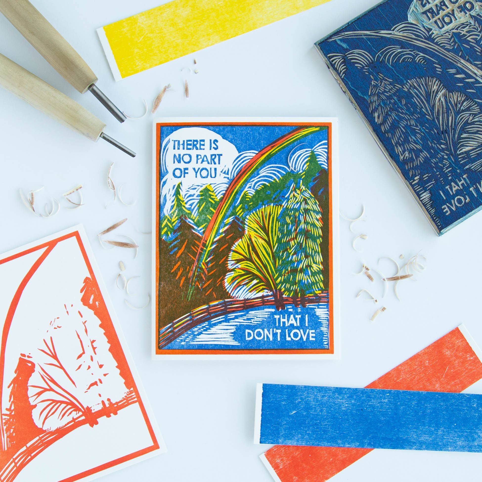 No Part of You I Don't Love | Single Letterpress Card