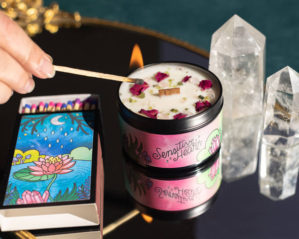Sensitive Heart Deluxe Art Matchbox
