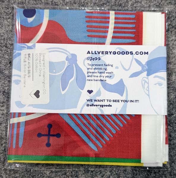 Aziza Bandana in Blue