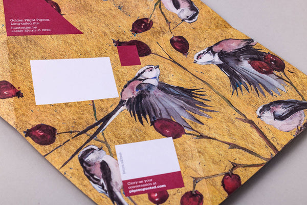 Golden Flight Pigeon Folding Letter Set