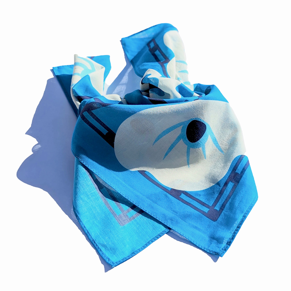 Aziza Bandana in Blue