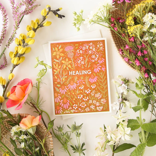 Healing Herb Garden | Single Letterpress Card