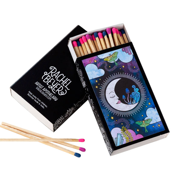 The Moon Deluxe Art Matchbox