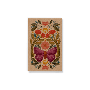 Purple Wings Classic Layflat Journal Notebook