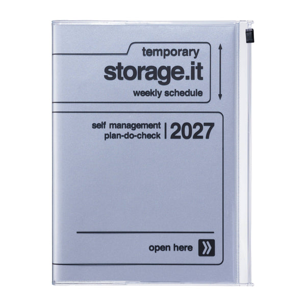 Tiger A5 Weekly Vertical Planner - Sep 2026–Dec 2027