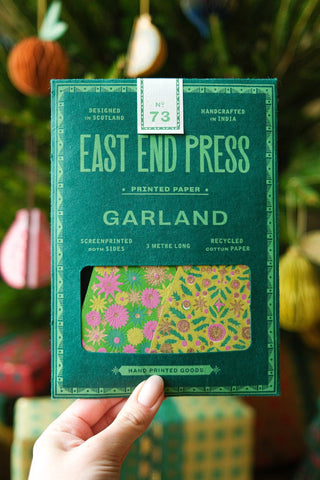 Midcentury Trees Sewn Garland