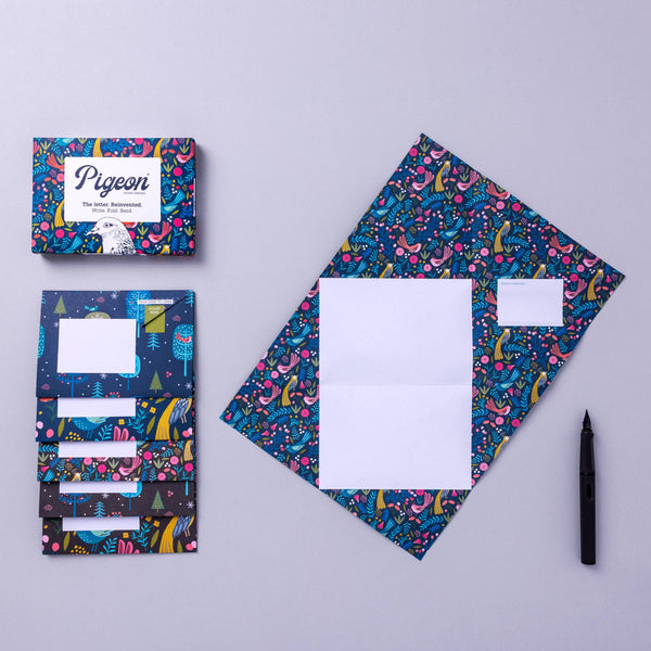 Magical Menagerie Pigeons Folding Letter Set