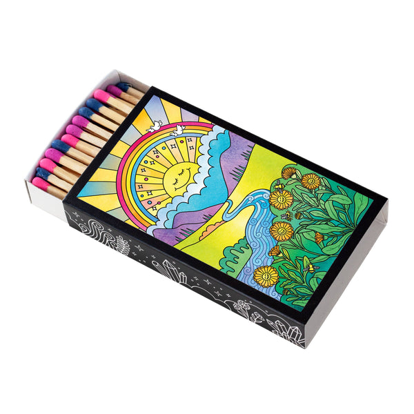 Joyful Calendula Deluxe Art Matchbox