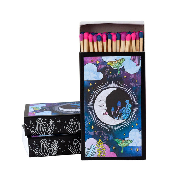 The Moon Deluxe Art Matchbox