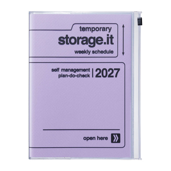 Tiger A5 Weekly Vertical Planner - Sep 2026–Dec 2027