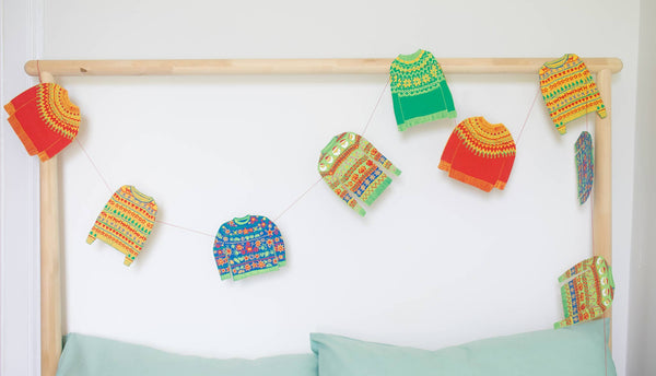 Christmas Jumpers Paper Garland