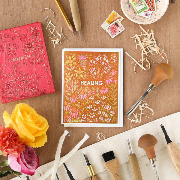 Healing Herb Garden | Single Letterpress Card
