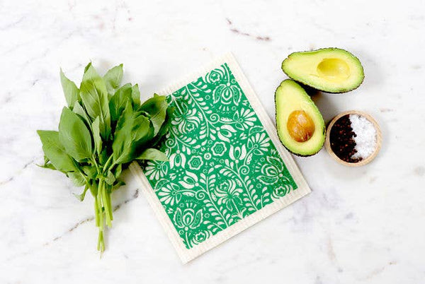 Scandi Bloom & Dala | Swedish Dishcloth