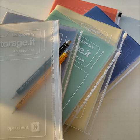 STORAGE.it | A5 Notebook with Pouch