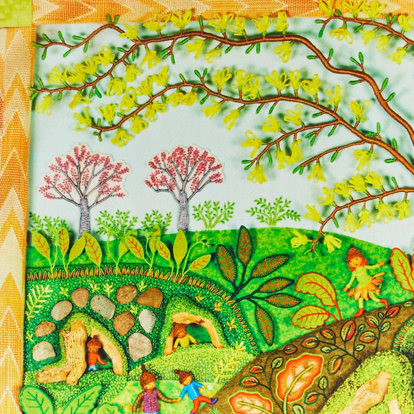 Springtime in Mossy Glen Playsilk