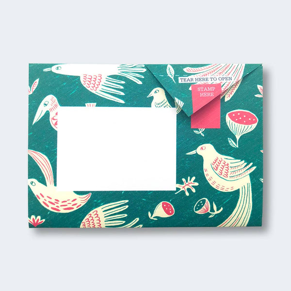 Fig & Feather Pigeons Folding Letter Pack