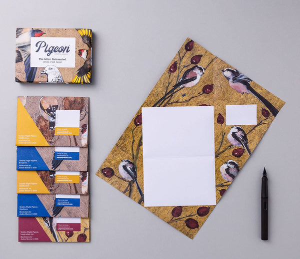 Golden Flight Pigeon Folding Letter Set